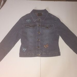 Butterfly jean jacket